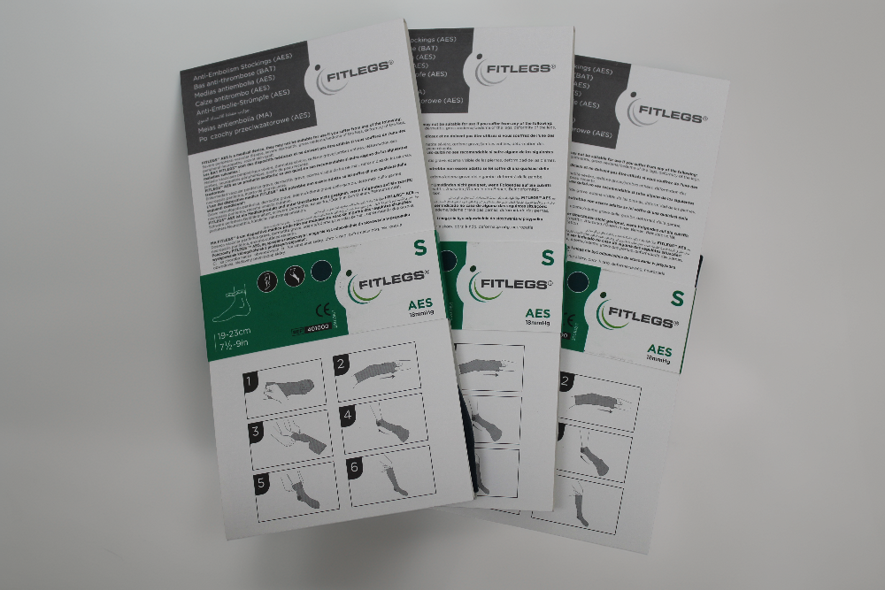 Multipack of 3 - Small - Fitlegs Open Toe compression socks