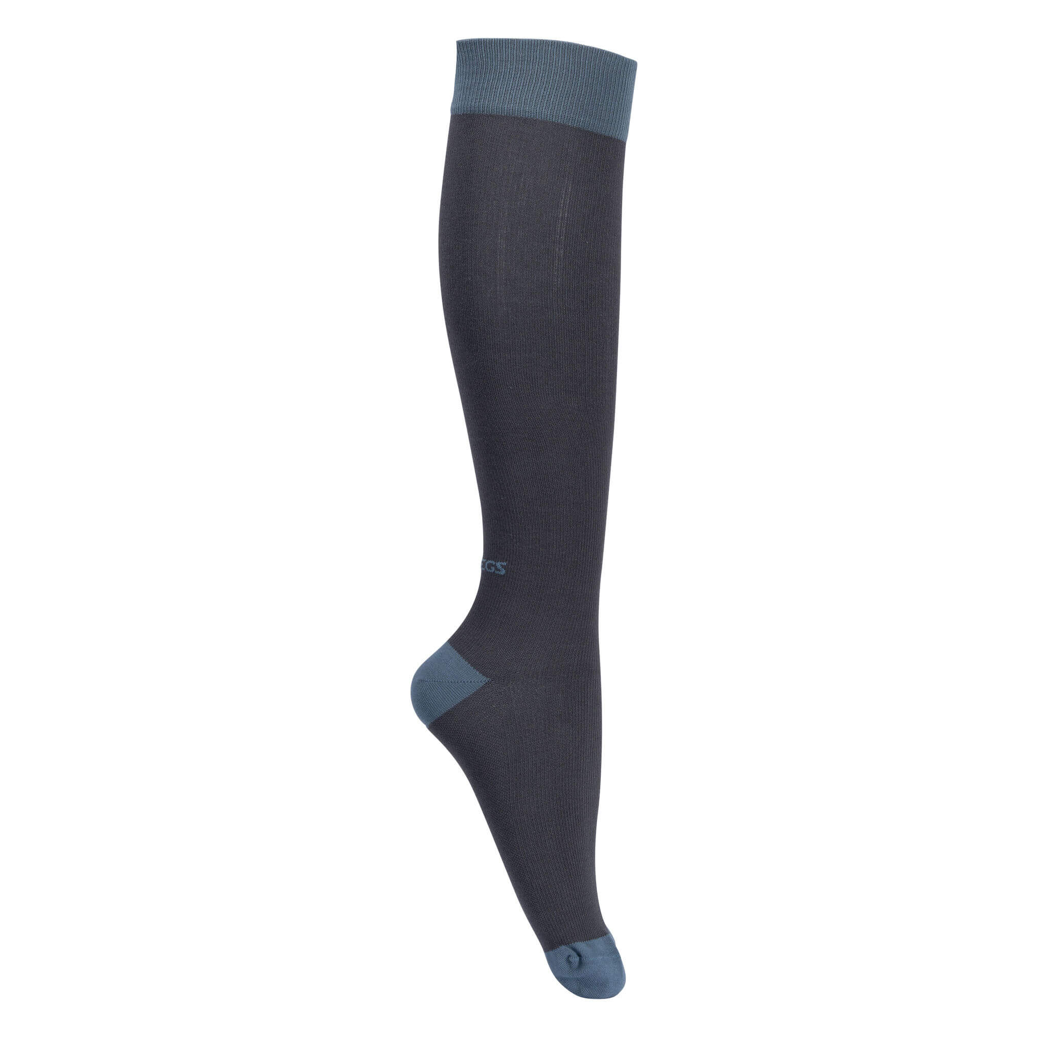 Fitlegs Everyday Life compression socks in grey/blue - knee high