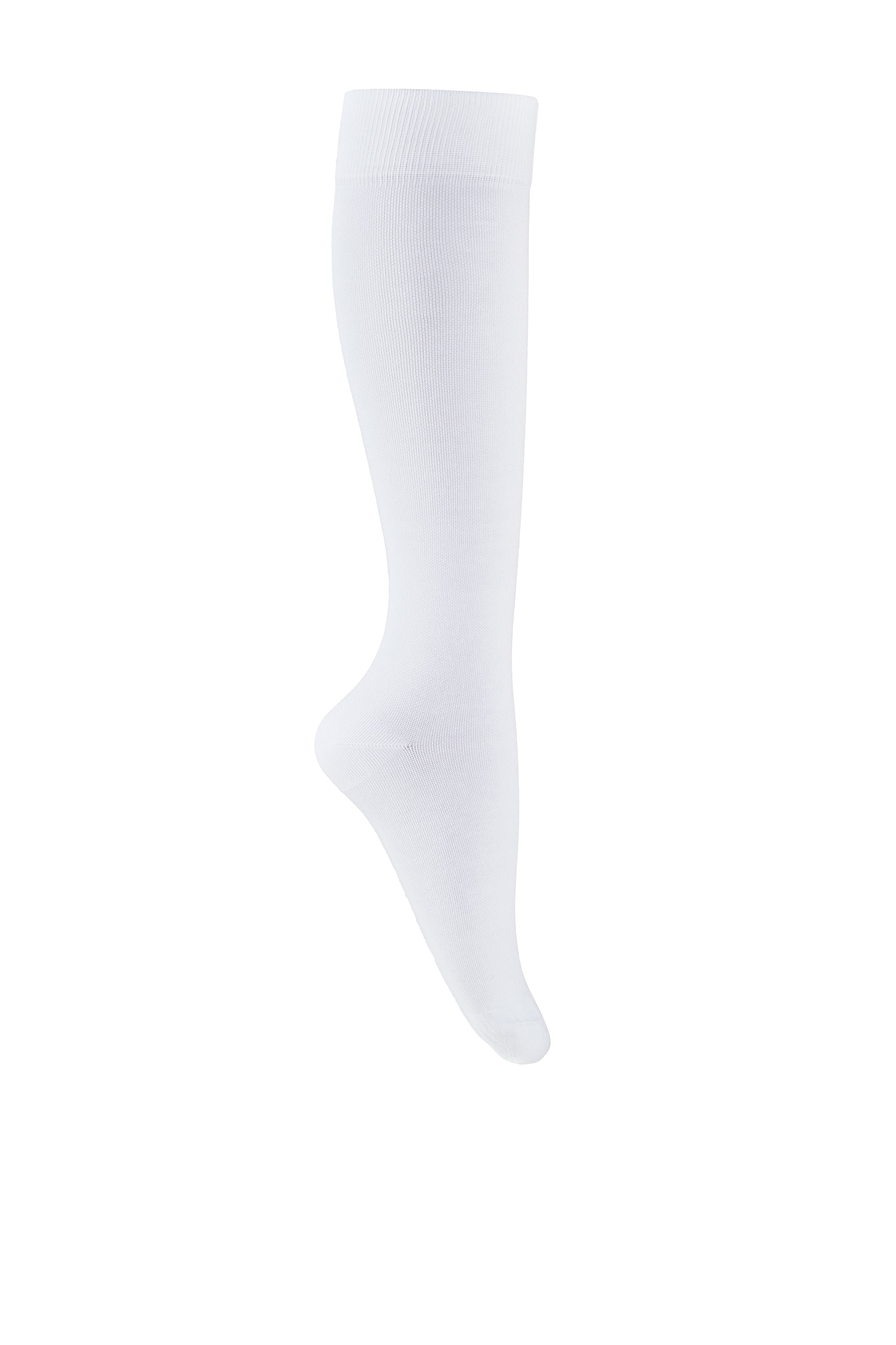 fitlegs everyday life compression sock solid white hero