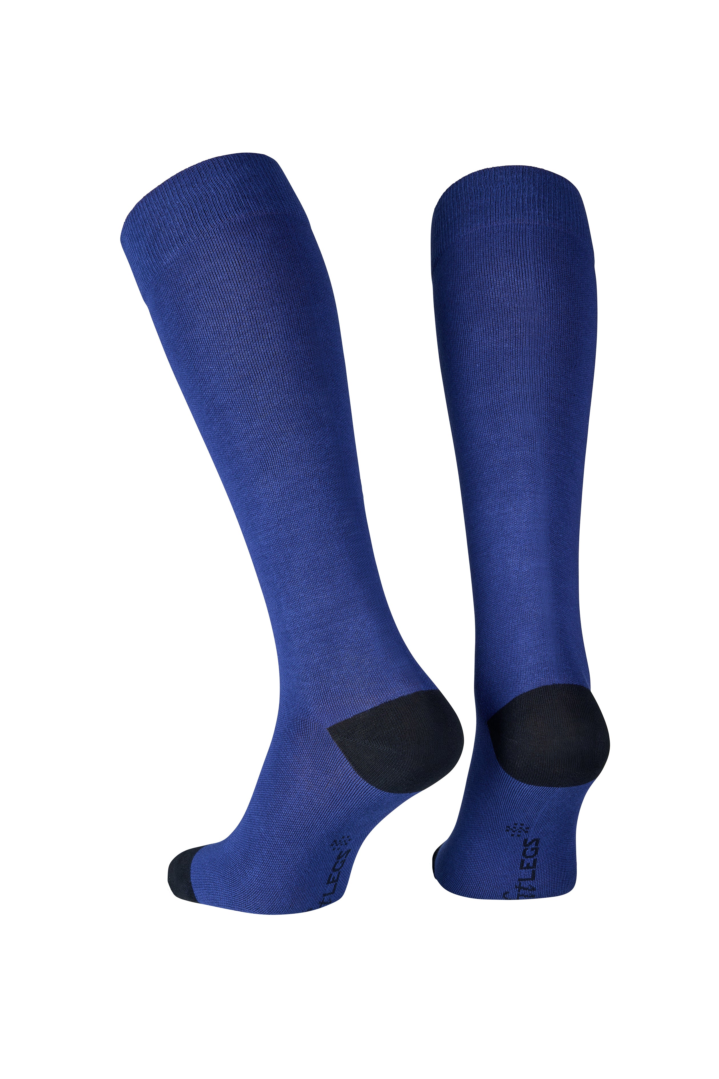 fitlegs everyday life compression socks contrast blue black pair