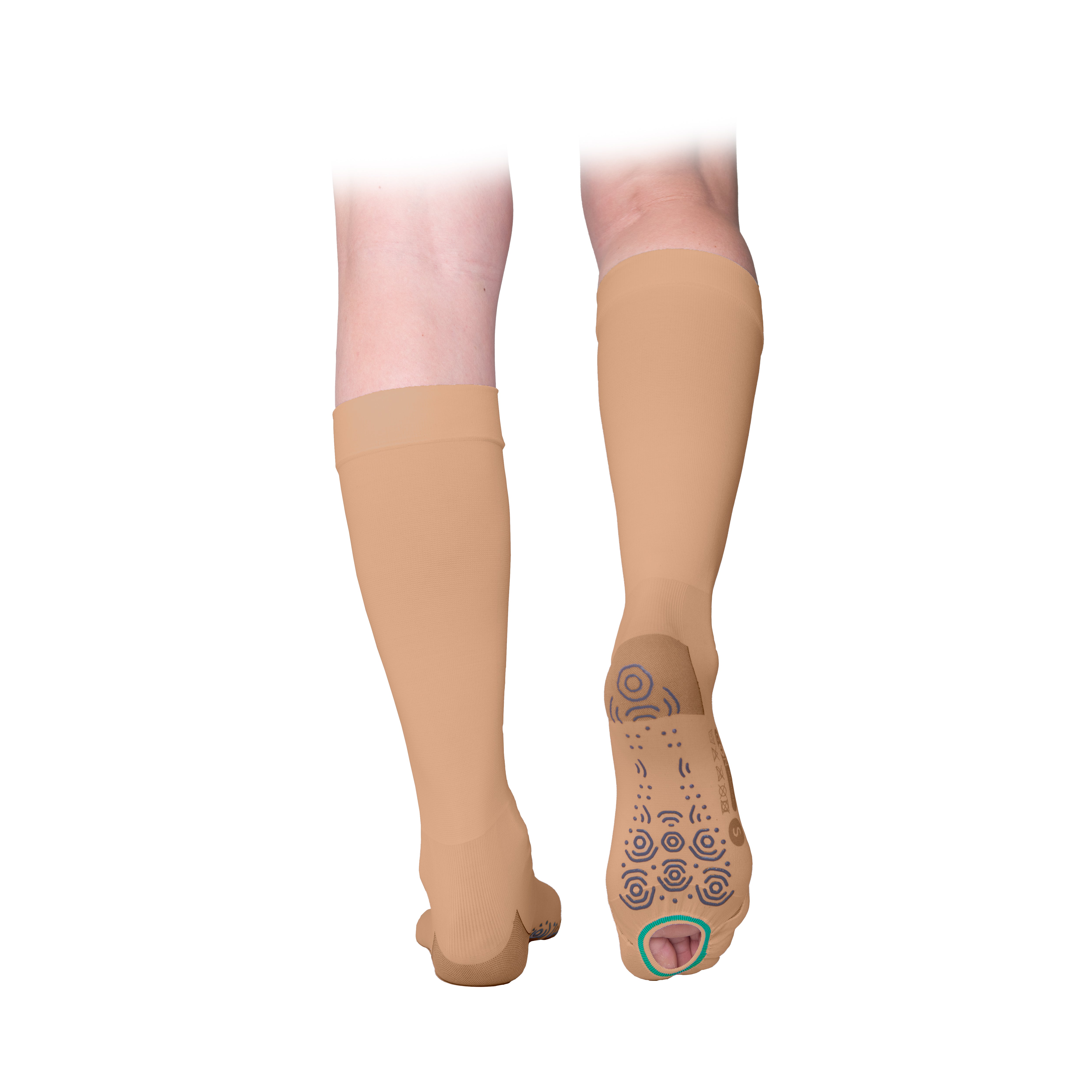 FITLEGS® AES Grip Compression Socks - Below Knee