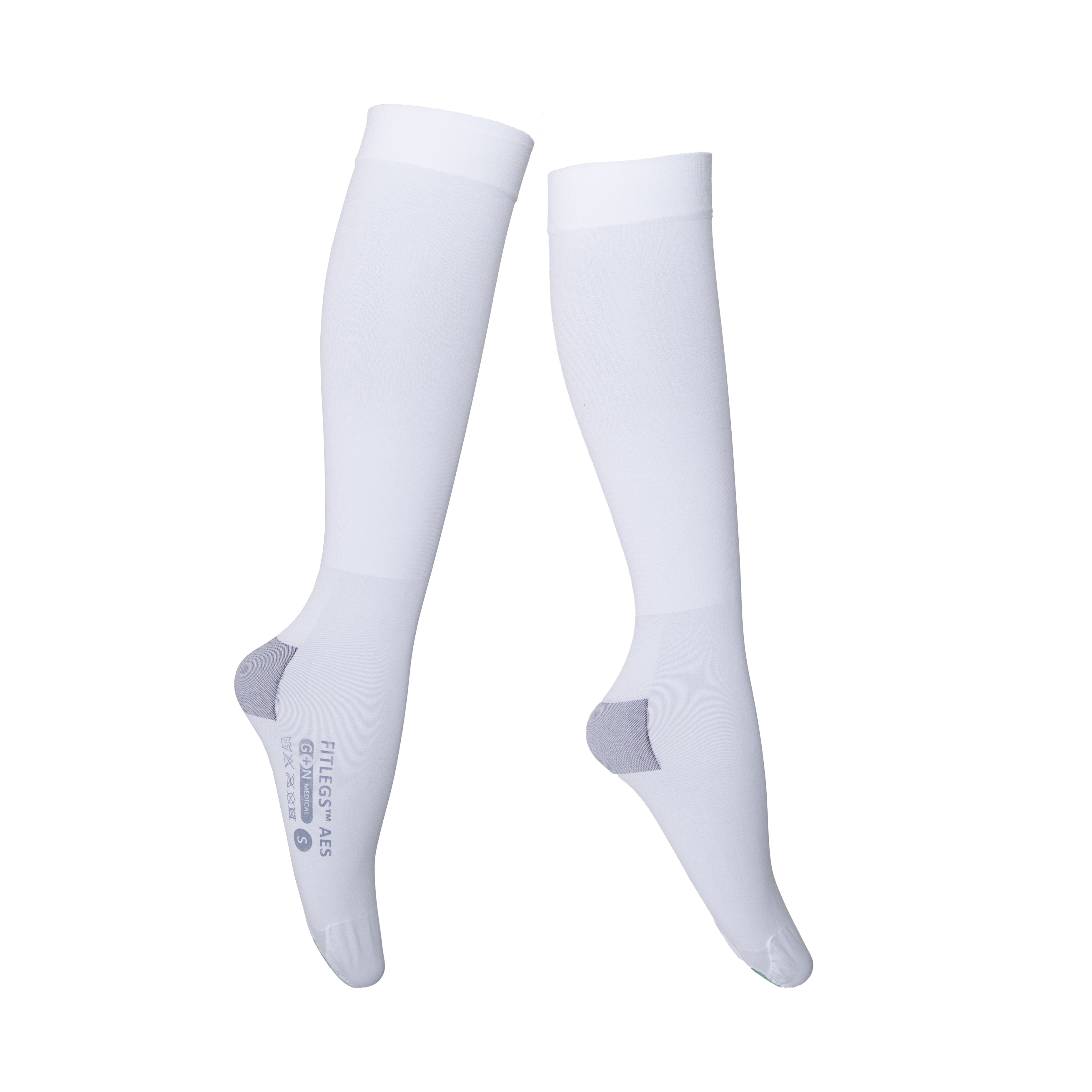 FITLEGS® AES Open Toe Compression Socks - Below Knee