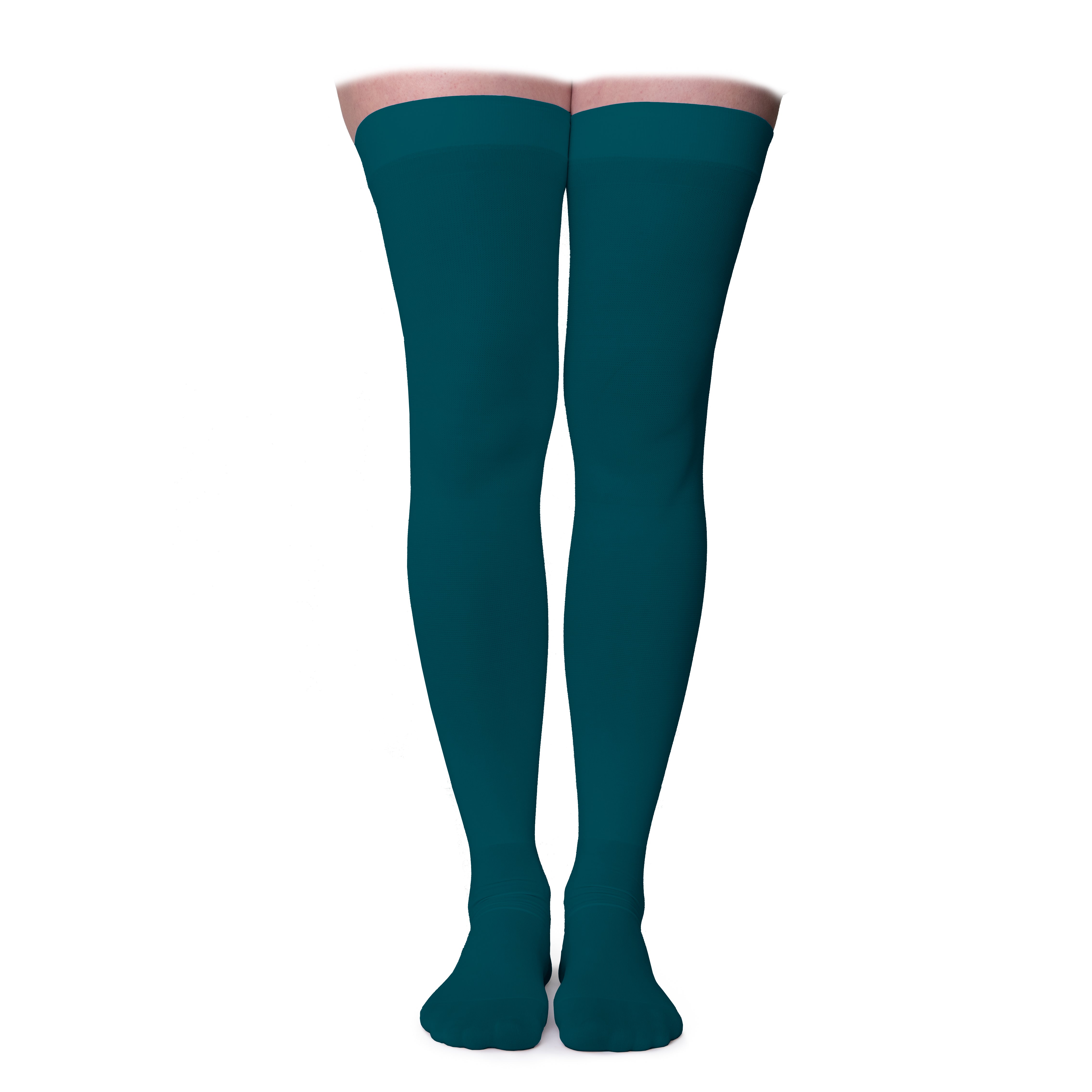 FITLEGS® AES Open Toe Compression Socks - Thigh Length