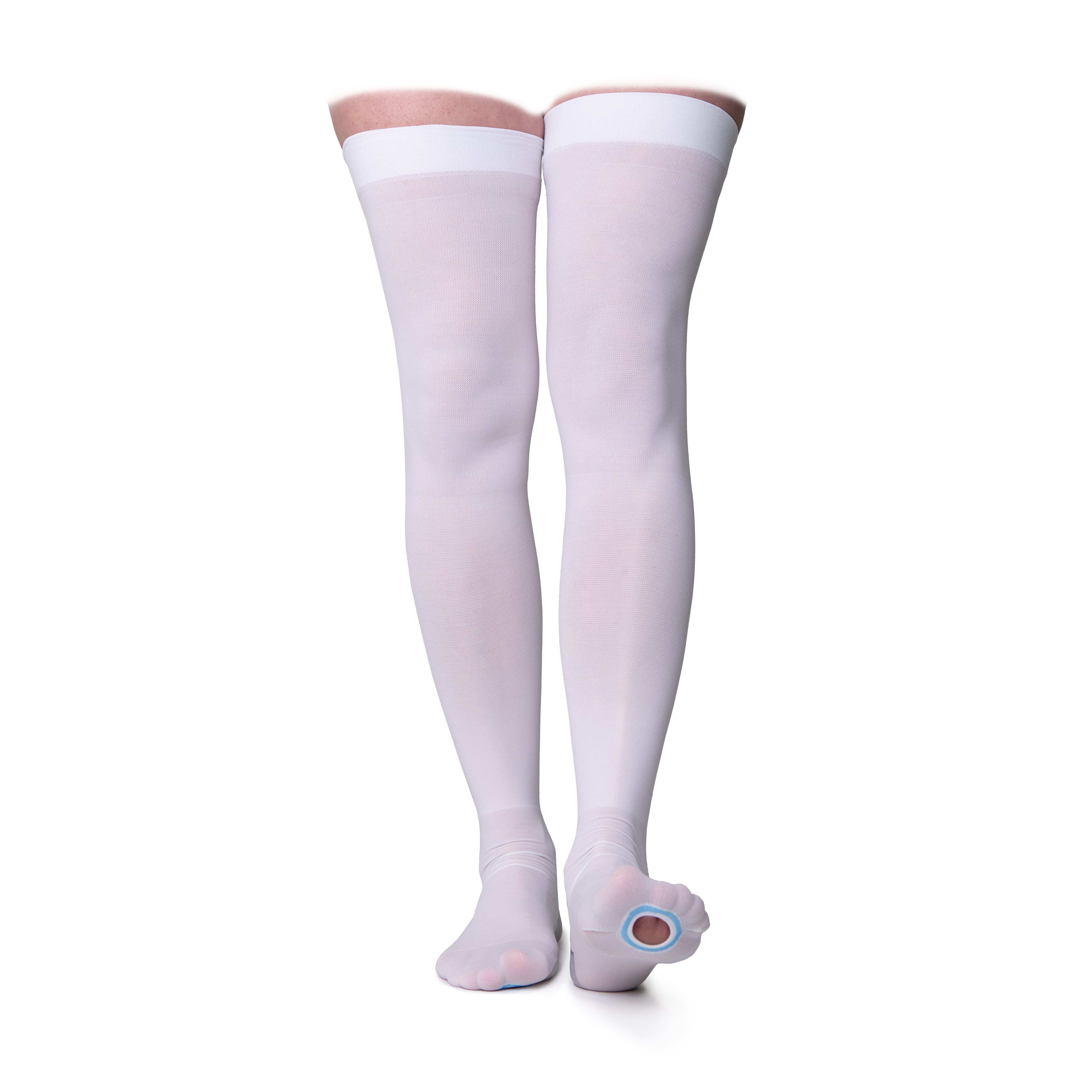 FITLEGS® AES Open Toe Compression Socks - Thigh Length