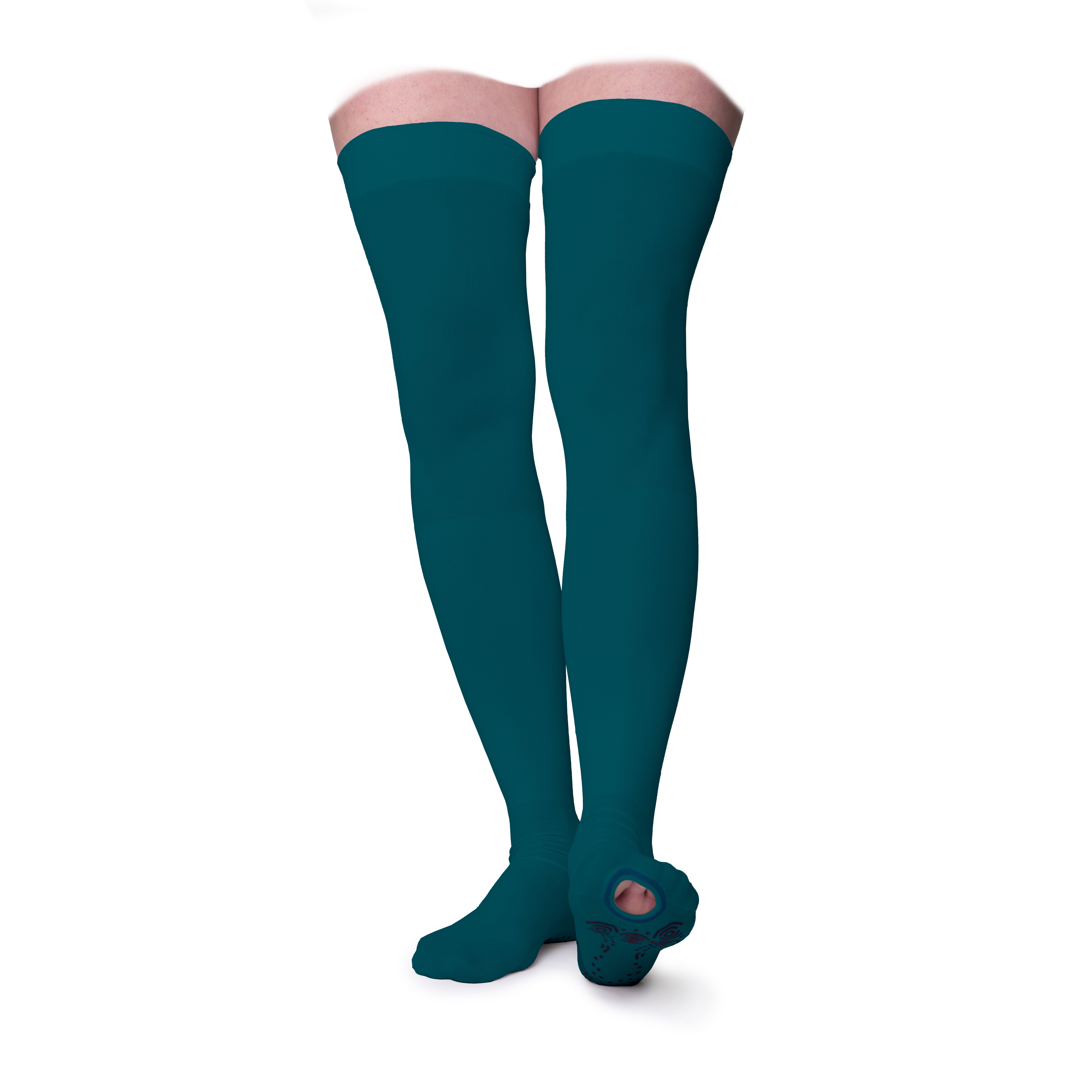 FITLEGS® AES Grip Compression Socks - Thigh Length