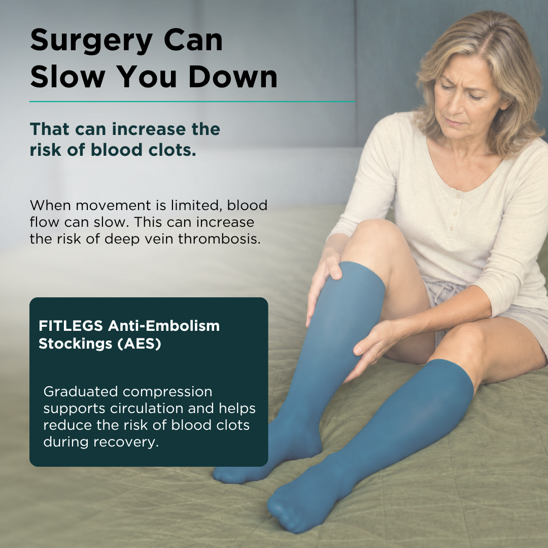 Fitlegs Anti Embolism Stockings usage cases and benefits after surgery