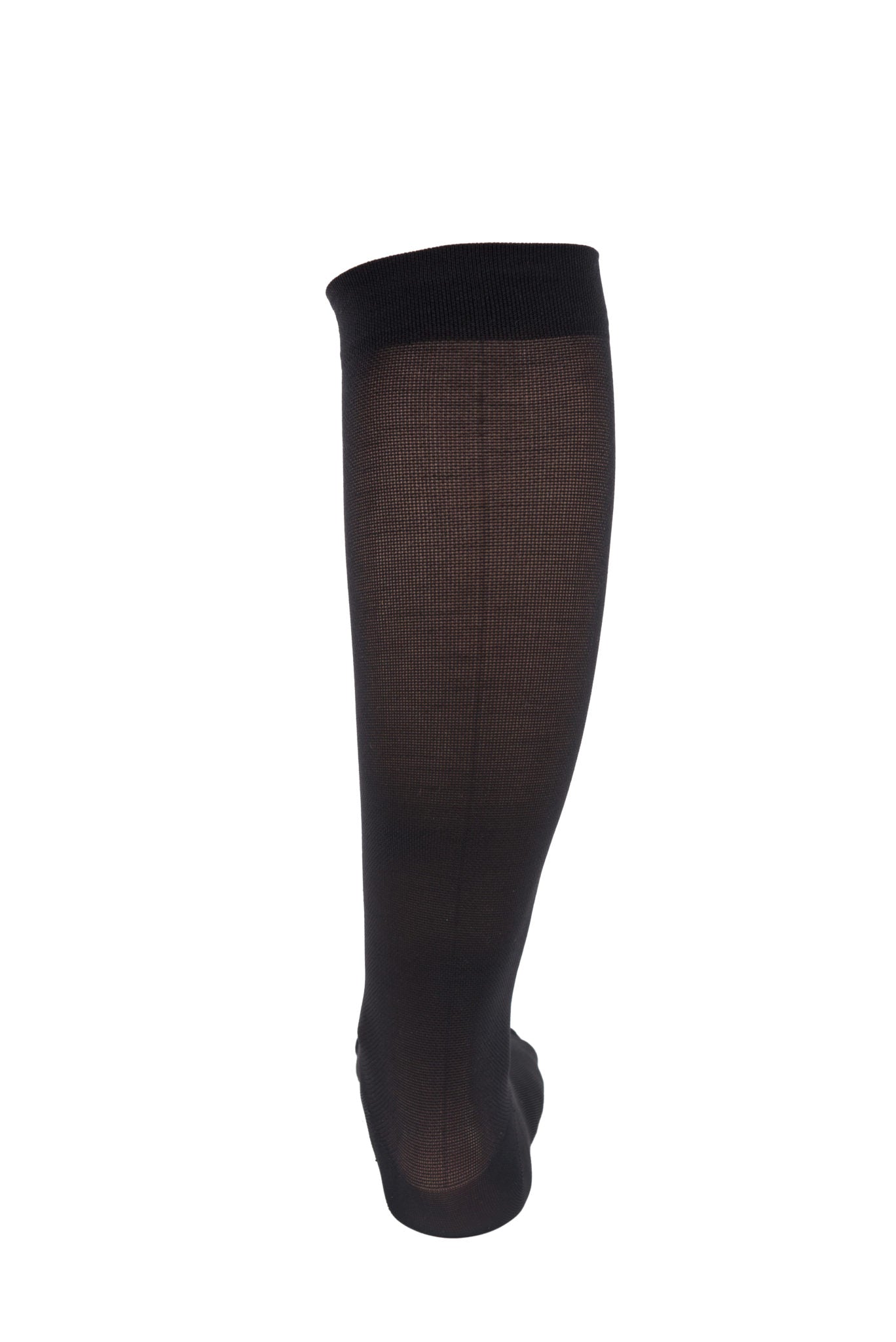 Fitlegs everyday compression socks black - back of foot