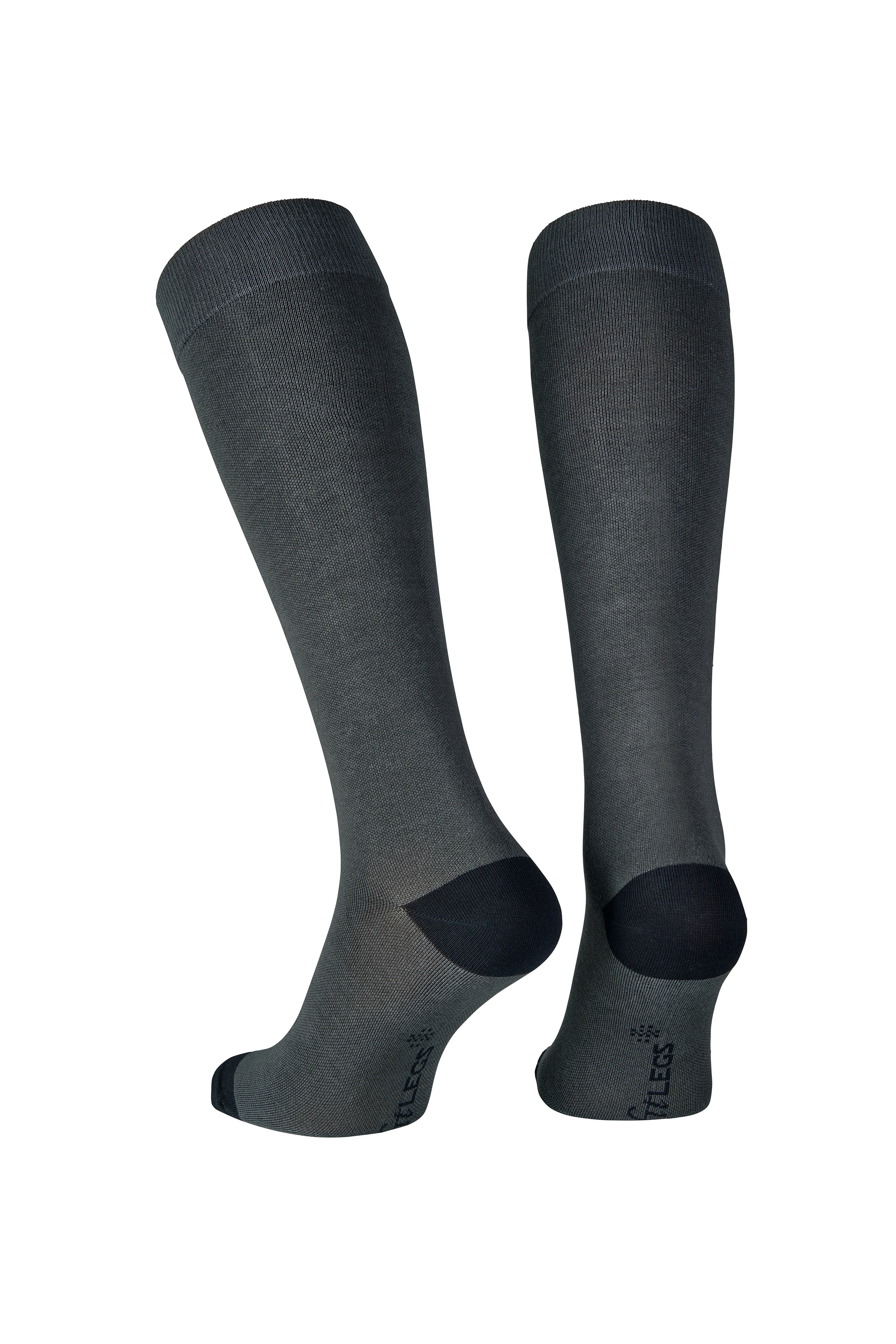 fitlegs everyday life compression socks contrast grey black pair