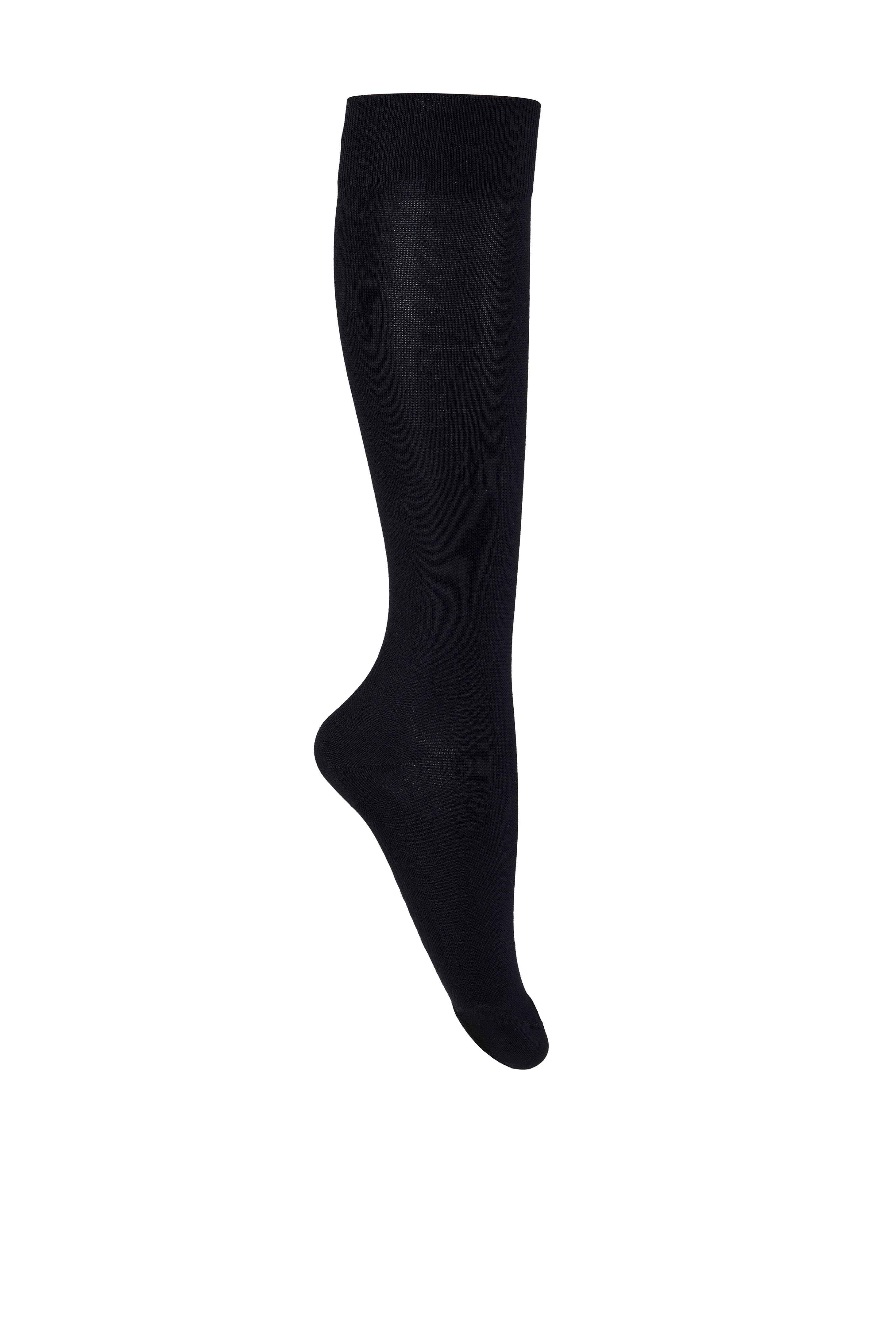 fitlegs everydaylife compression sock solid black hero