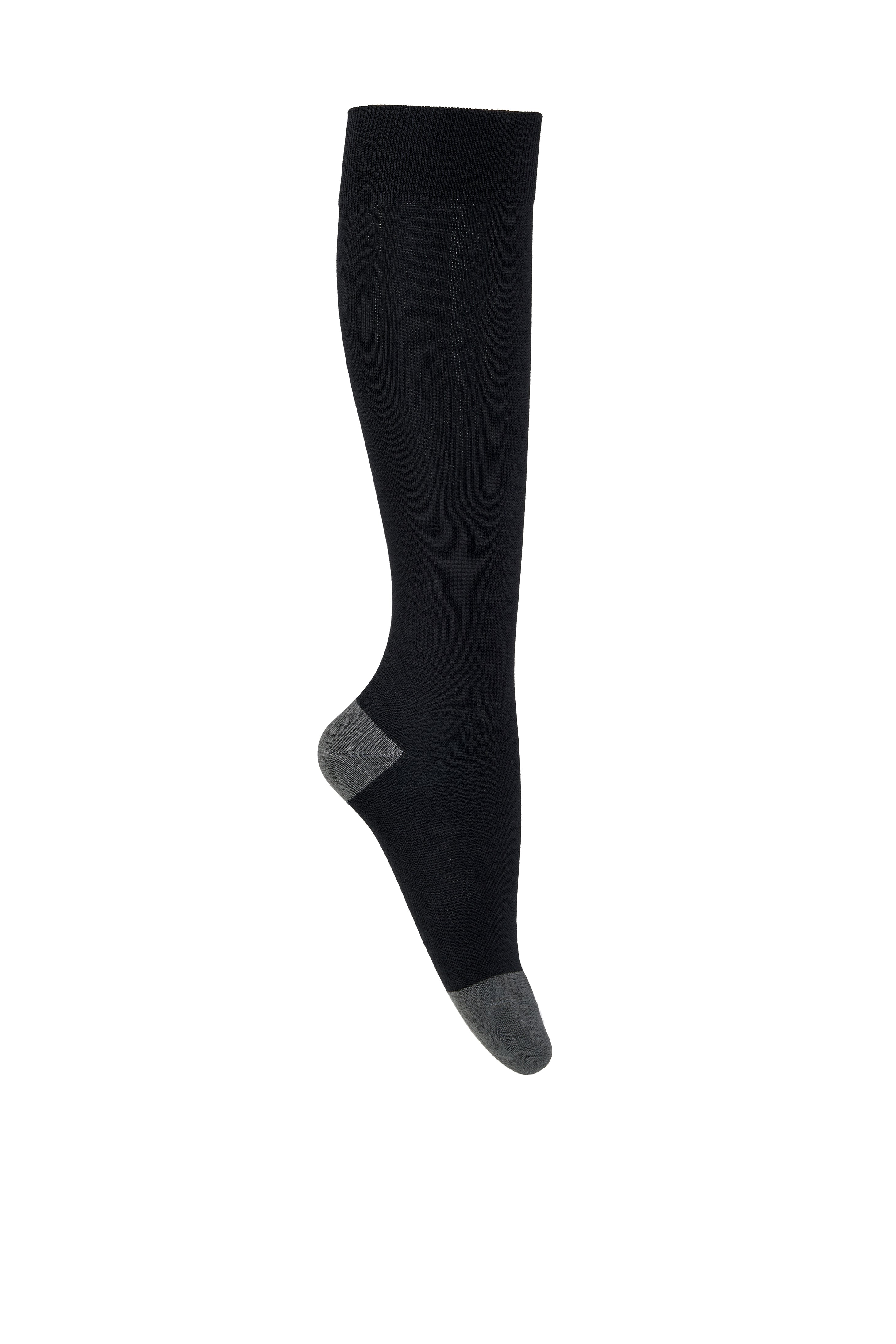 fitlegs everyday life compression socks contrast black grey hero